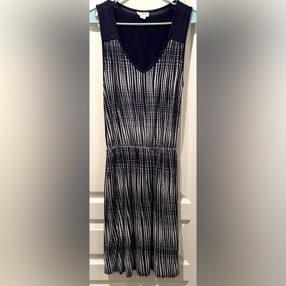 Anthropologie|Deletta Sleeveless Janie Jersey Mini Dress in Navy - Picture 2 of 7